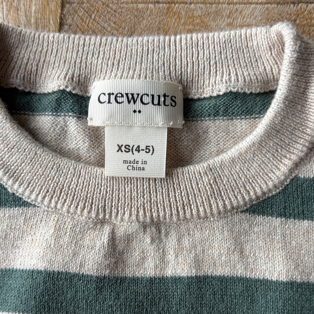 Crewcuts Boys Striped Sweater XS(4-5) - Picture 2 of 5